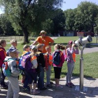 Palczowickie  dzieci w Ogrodzie Doświadczeń