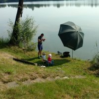 Zawody wędkarskie z okazji Dnia Dziecka