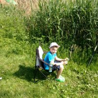 Zawody wędkarskie z okazji Dnia Dziecka