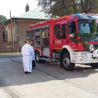 Uroczyste przekazanie  nowego wozu strażackiego OSP w Zatorze