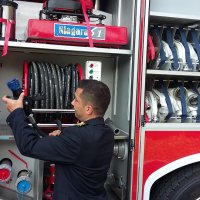 Uroczyste przekazanie  nowego wozu strażackiego OSP w Zatorze