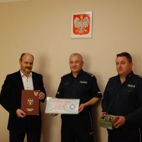 Fotopułapka dla policjantów Komisariatu Policji w Zatorze