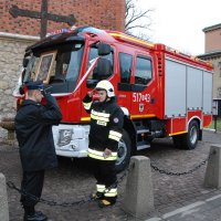Poświęcenie oraz oficjalne przekazanie nowego wozu bojowego   dla   OSP Podolsze