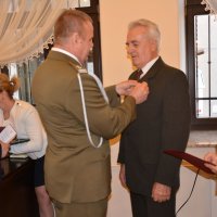 Uroczystość wręczenia medali „Za zasługi dla obronności kraju”