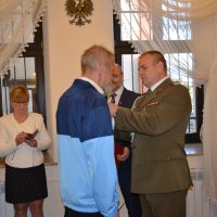 Uroczystość wręczenia medali „Za zasługi dla obronności kraju”