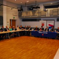 Spotkanie przedstawicieli samorządów Powiatu Oświęcimskiego z Zarządem Województwa Małopolskiego